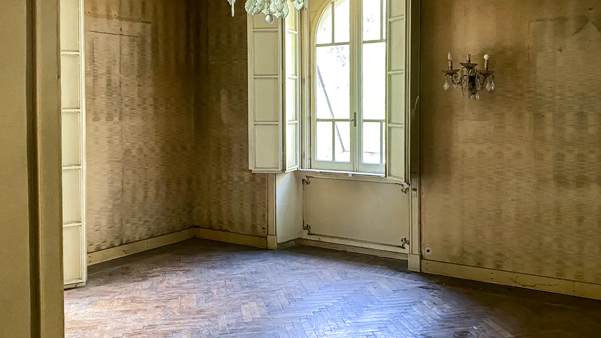 Appartamento ai Parioli durante il primo sopralluogo tecnico — ristrutturazione casa a Roma.