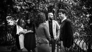 Galleria evento Gruppo Castaldi con clienti ai Parioli